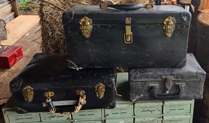 1930s 1940s train luggage