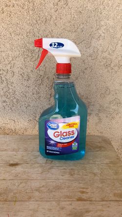 GREAT VALUE AMMONIA FREE GLASS CLEANER 32 FLUID OUNCES