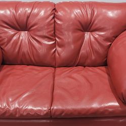 MUST GO ASAP Red Couches mint condition 