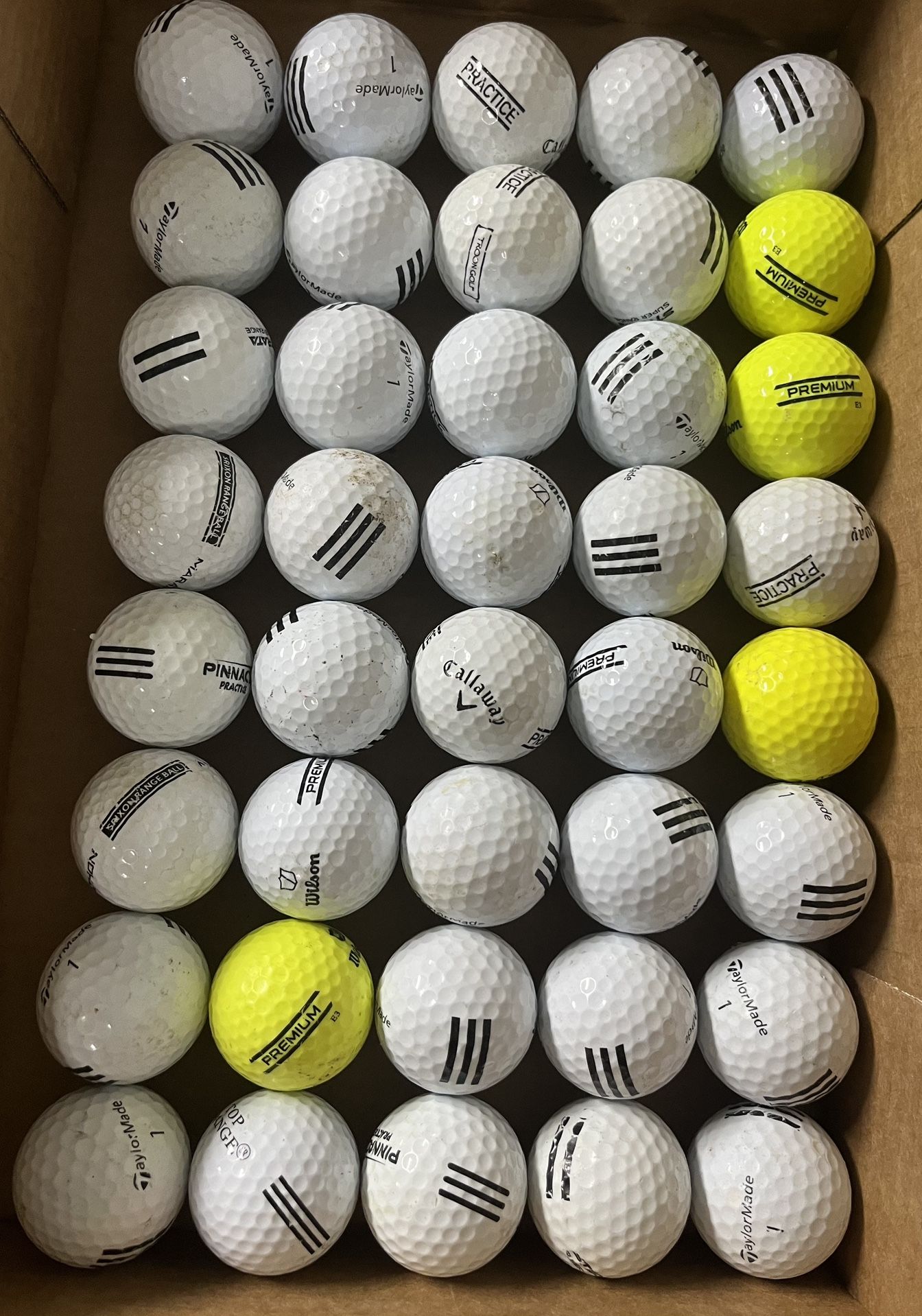 Like New Shag Bag And 45 Practice Balls As Pictured