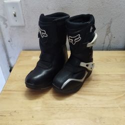 Fox Motorcycle Riding Boots Comp 5 Kids 