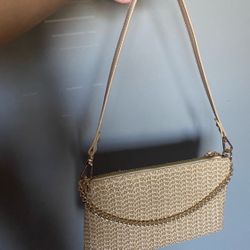 Forever 21 Tan Chained Shoulder Bag
