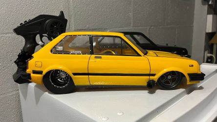 Drag rc toyota starlet car