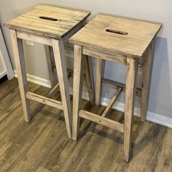 Wooden Bar Stools