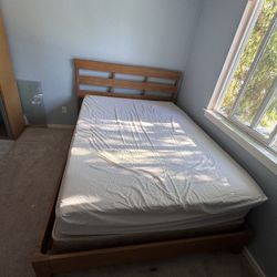 Queen Size Mattress, Box, Bed frame 