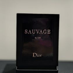 Dior Sauvage Elixir 3.4oz (100ml) Full Bottle