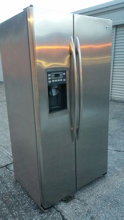 Ge profile stainless steel refrigerator