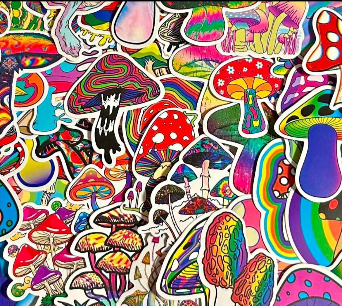 Mushroom And Other Stickers 