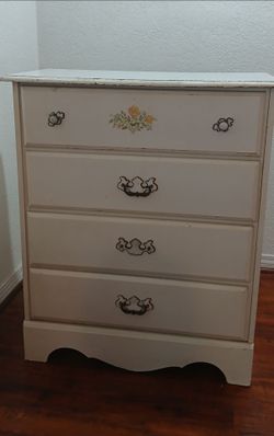 White dresser
