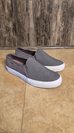 Keds Gray Slip-On Sneakers NEW 10 w wide