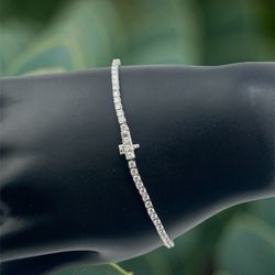 Tennis Bracelet In 14k White Gold