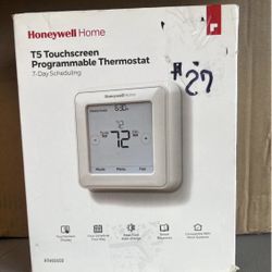 Honeywell Home 24-Volt Selectable-Flexible Touch Screen Programmable Thermostat