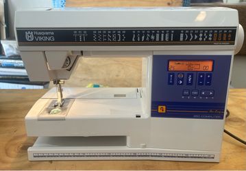 Husqvarna Viking Sew Easy 350 Computer Sewing Machine w/Foot Pedal - Made in Sweden