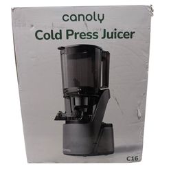 Canoly C16 Cold Press Juicer, Whole Fruit & Vegetable Juicer - 6" Large Chute, 90oz Capacity, 2 Strainers for Juice, Nut Milk, Sorbet