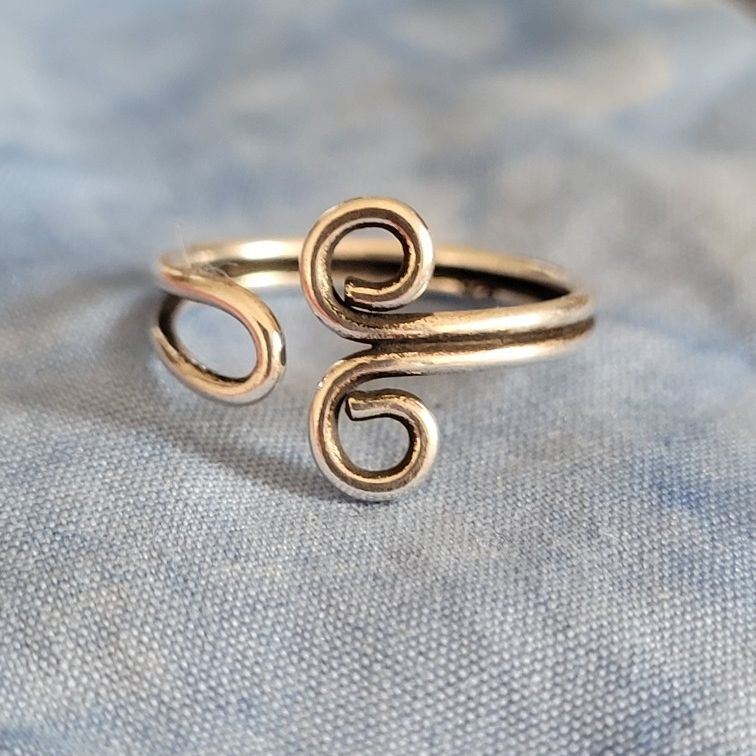 New Sterling Silver 925 Pinky Or Toe Ring