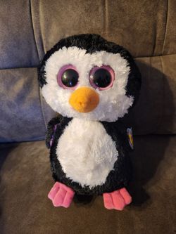 Ty Beanie Boos Paddles the Penguin 9” Plush With Tag 2011 RETIRED