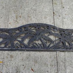 Palm Tree Back For Bench