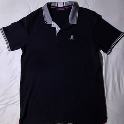 Psycho Bunny Polo Black & White