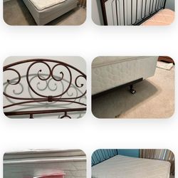 Nice Queen Size Bed & Frames All Inclusive. Moving Sale!