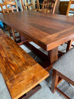 Sturdy Douglas Fir bench