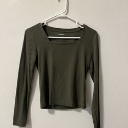Olive Green Top