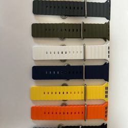 8 Pack Compatible with Apple-Watch-Ultra-Band 49mm 45mm 44mm 42mm