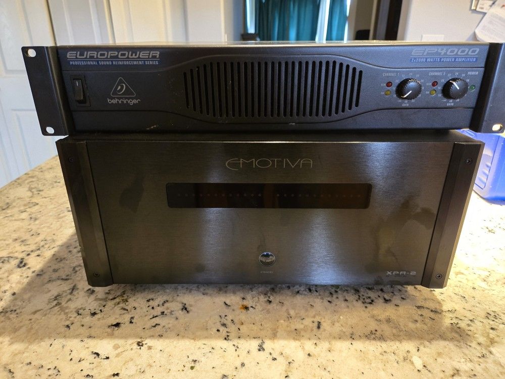 Emotiva XPA2 Gen 2 And EUROPOWER EP4000 AMP