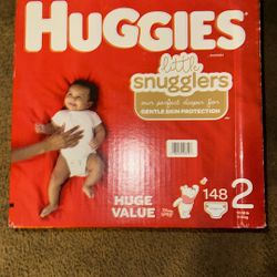 Huggies Size 2 148 Count Baby Diapers