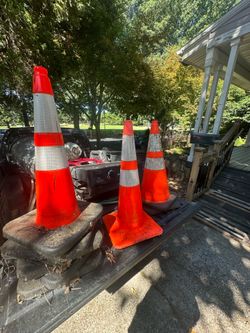Heavy duty traffic cones.make an offer