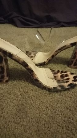 Leopard heels
