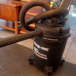 SHOP..VAC.16 GALLONS WET/ DRY VACUUM..