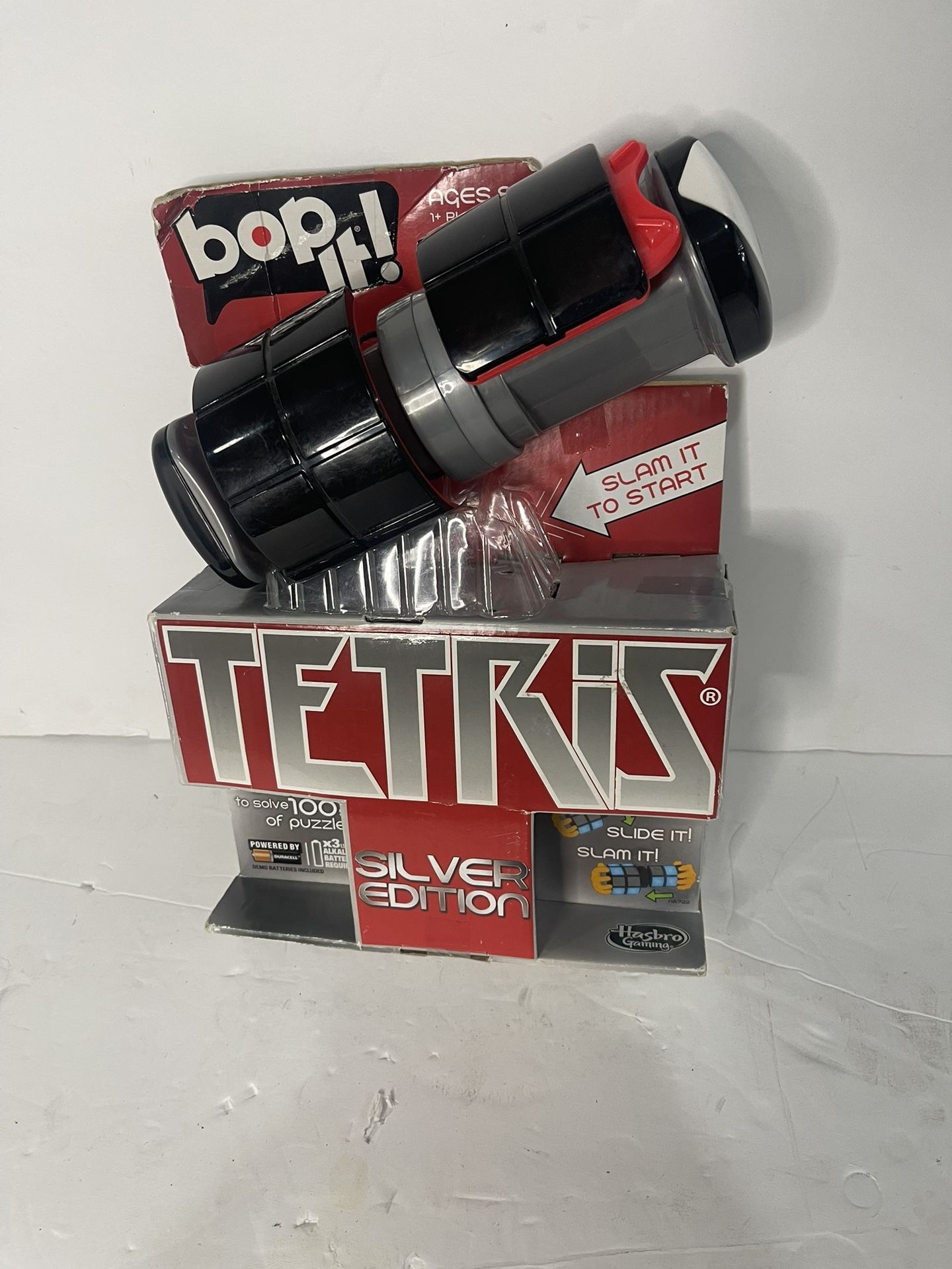 Bop It TETRIS SILVER Edition - 2013 NEW SEALED Hasbro