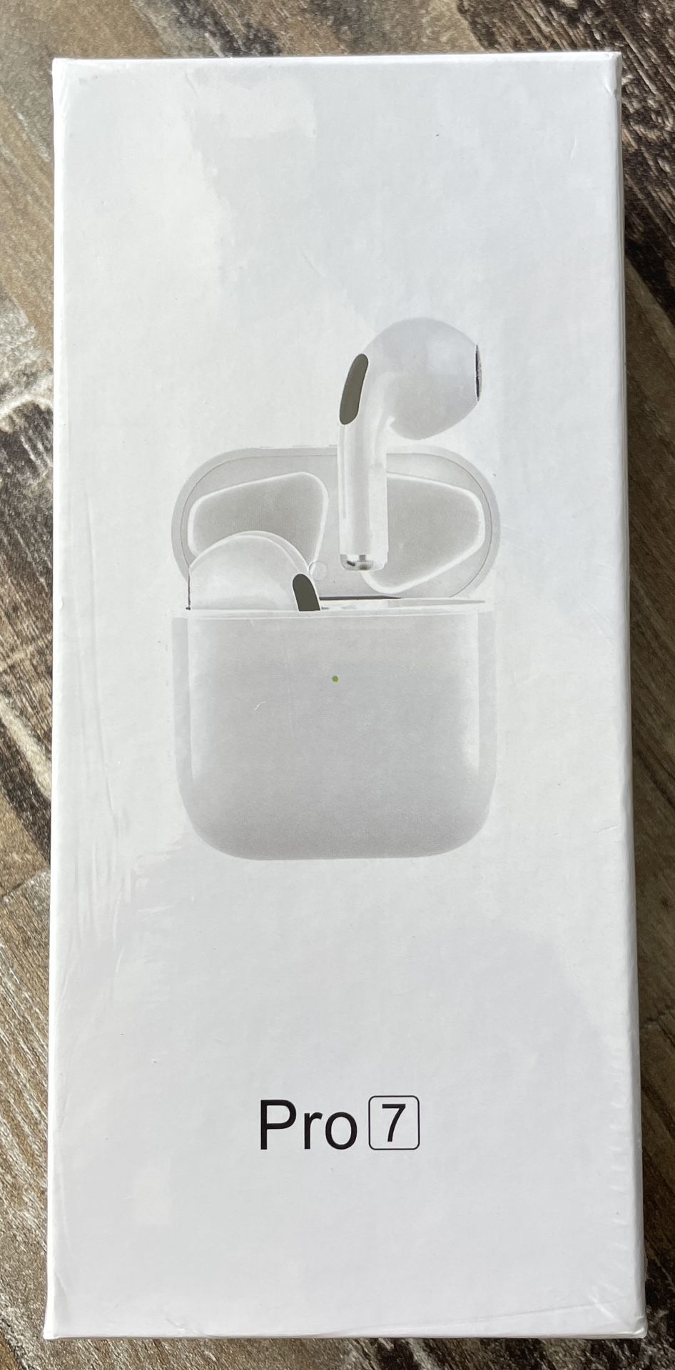 Wireless Headphones Earphones Buds With Charging Case Pro 7 V 5.0+EDR 2.4 GHz White