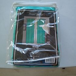 Royal Tradition Willow Curtains Turquoise 84 Inch Width And 84 In Long