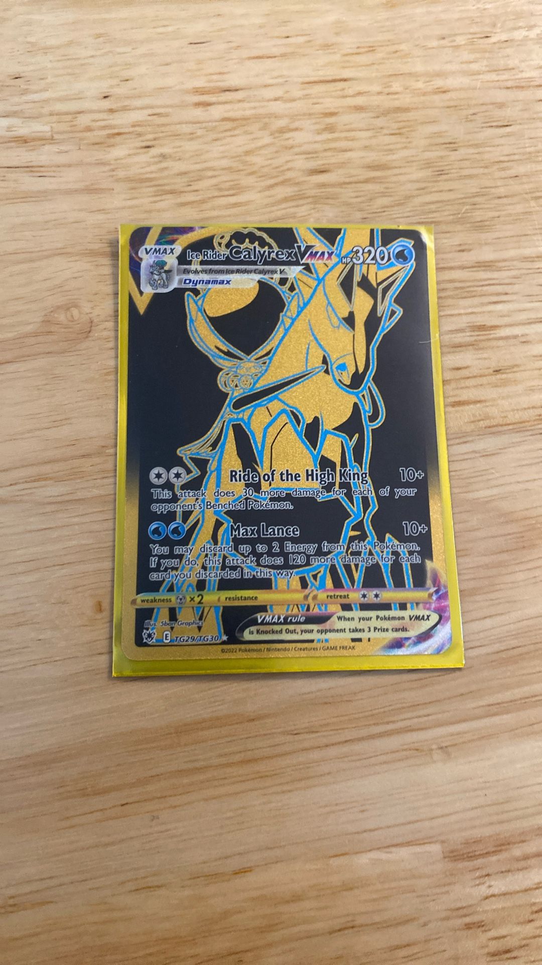 Ice Rider Calyrex Vmax
