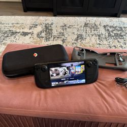 Valve Steam Deck OLED Handheld Console Black, 1TB, with Charger and Case