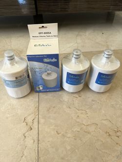 4 EcoAqua Refridgerator Water Filters for LG And ATAG