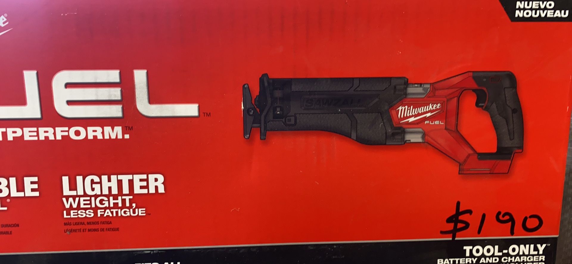 M18 FUEL GEN-2 18-Volt Lithium-Ion Brushless Cordless SAWZALL Reciprocating Saw Tool-Only π₯