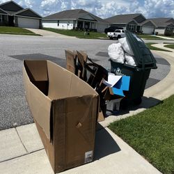 Moving Boxes And Paper