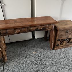 Nice table and bedside table