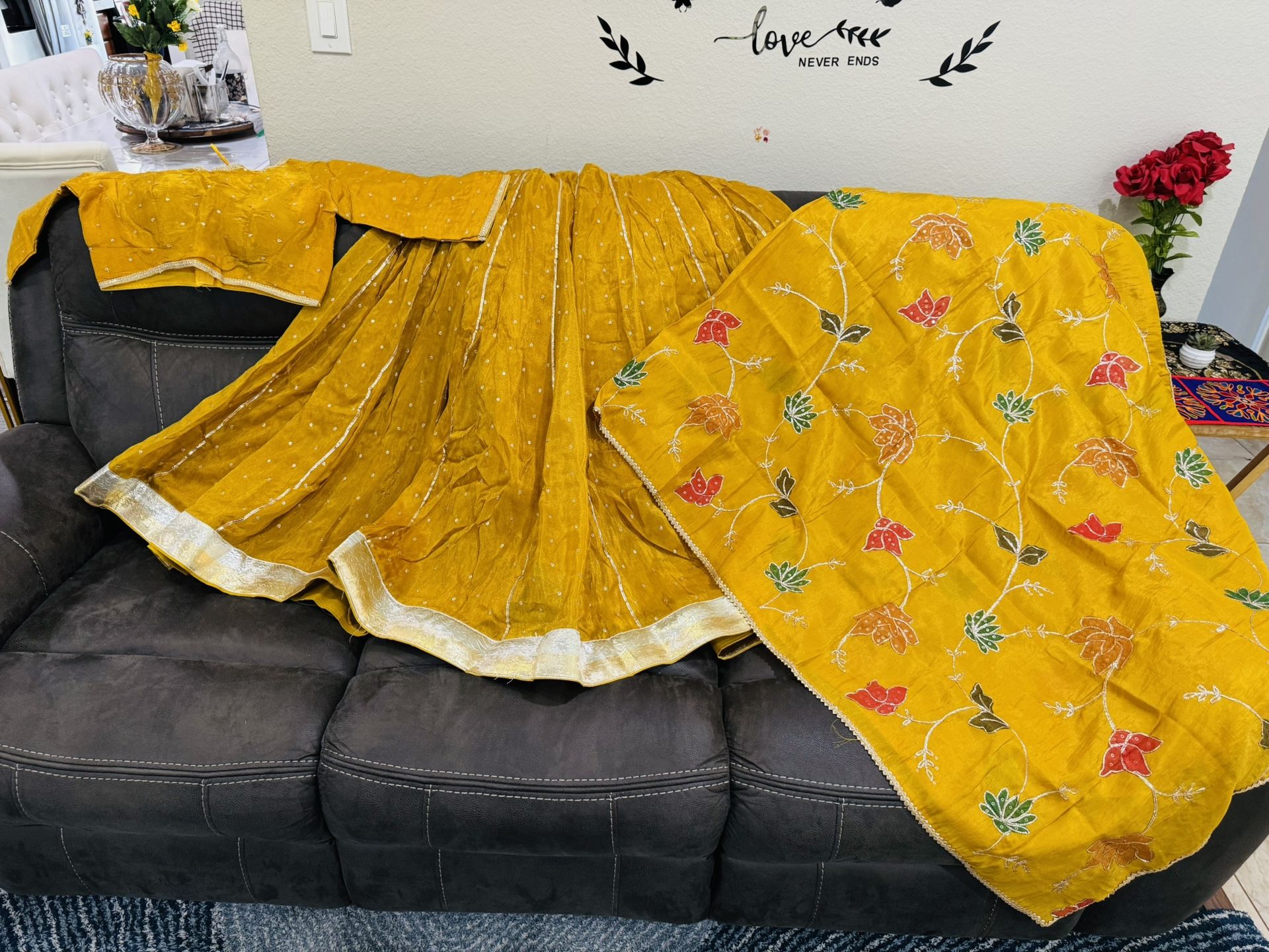 Lehenga Choli With 12m Flare
