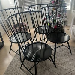 Metal Kitchen Chairs Set Of 4