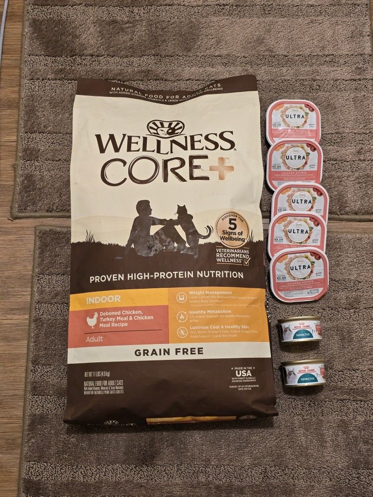 11lb Cat food & some freebies ($30 firm)