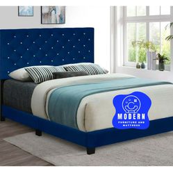FULL SIZE BED FRAME WITH MATTRESS 