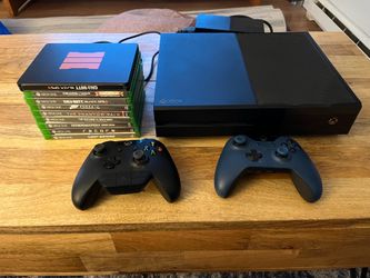 Xbox One w/ two controllers and games