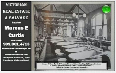 Victorian homes, vintage plumbing and antiques