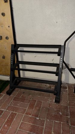 Weight rack hex deadlift bar