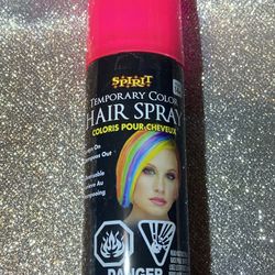 Pink Temporary Color Hair Spray