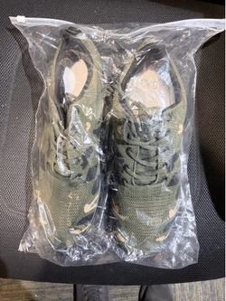 Very light weight army color shoes