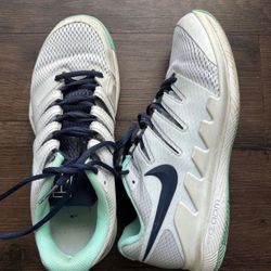Athletic Nike Womens Air Zoom Vapor X HC AA8027-010 White Running Shoes Sneakers Size 11
